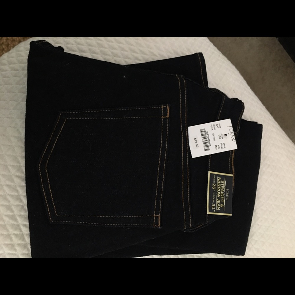 Jcrew dark wash skinny jeans 25 x31